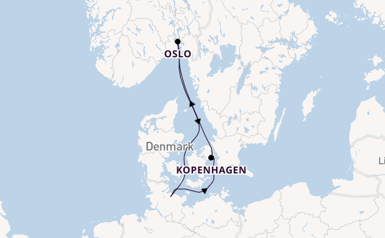 Noorwegen vanaf Kiel, Duitsland met AIDAperla