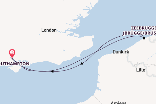 England ab Southampton, Großbritannien auf der Disney Dream