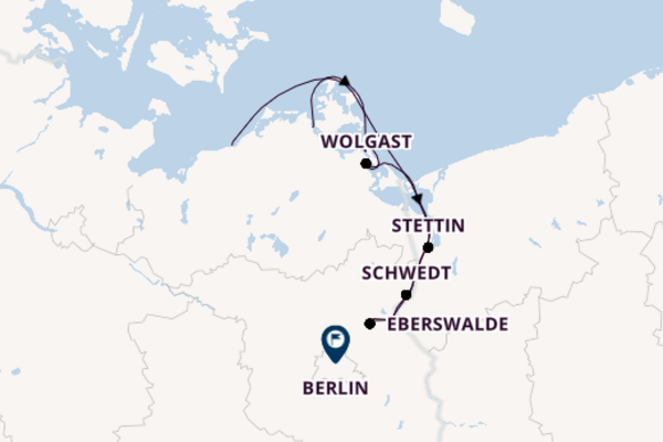 Rad und Schiff Reise - Von Stralsund nach Berlin