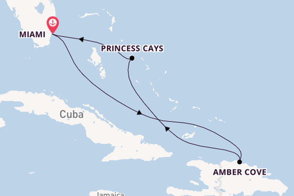 Caribbean vanaf Miami, Verenigde Staten met de Carnival Magic