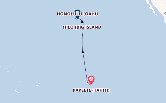 Polynesien ab Papeete (Tahiti), Französisch-Polynesien auf der Norwegian Spirit