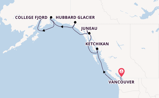 Alaska & West Canada from Vancouver, Canada with the Island Princess