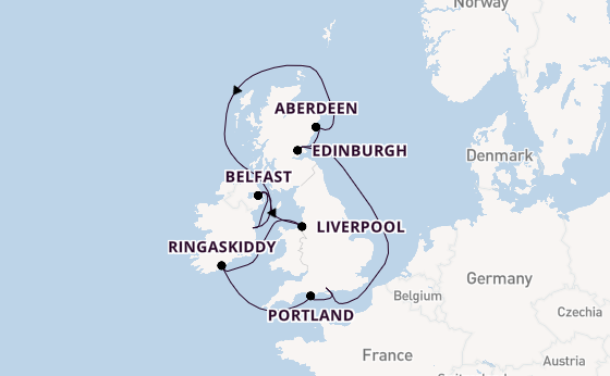 United Kingdom from Southampton, England with the Norwegian Star