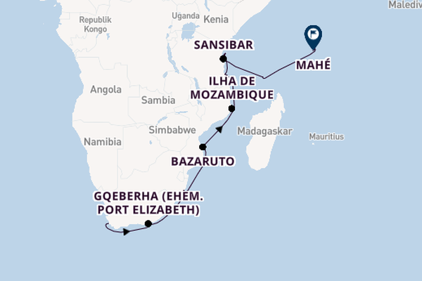 Silver Cloud – Expedition Afrika & Indischer Ozean