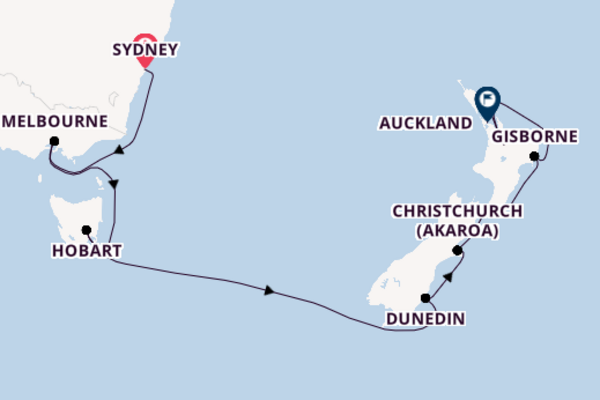 Australia and New Zealand from Sydney, Australia with the Seven Seas Explorer