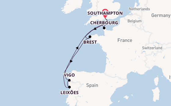 British Isles from Southampton, England with the MSC Meraviglia