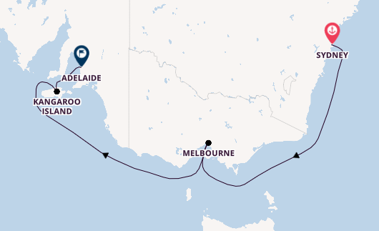 Australia from Sydney, Australia with the Grand Princess