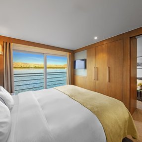 Come aboard the Viking Ra and discover one of 3 cabin categories on a total of 5 decks that can accommodate 48 passengers. Choose your dream cabin and feel at home on board the Viking Ra!