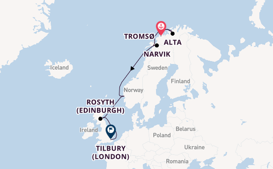 Norway from Tromsø, Norway with the Viking Saturn