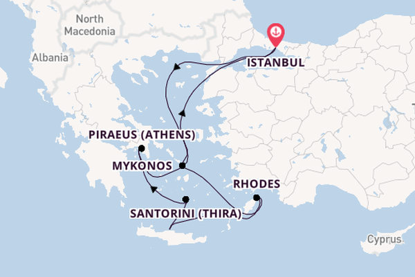 Greek Isles Adventure from Istanbul