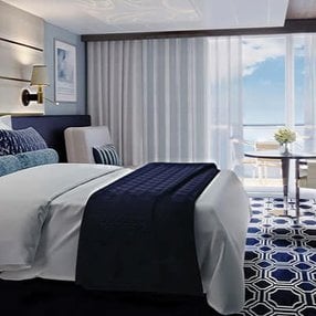 Come aboard the undefined and discover one of 57 cabin categories on a total of 16 decks that can accommodate 3958 passengers. Choose your dream cabin and feel at home on board the undefined!