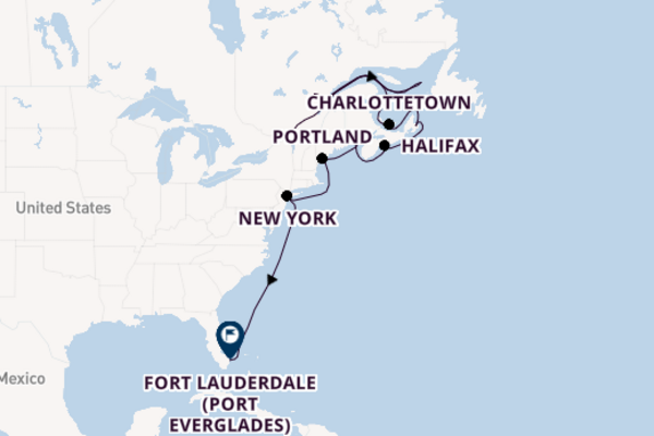 Cruise with Holland America Line  from Montreal