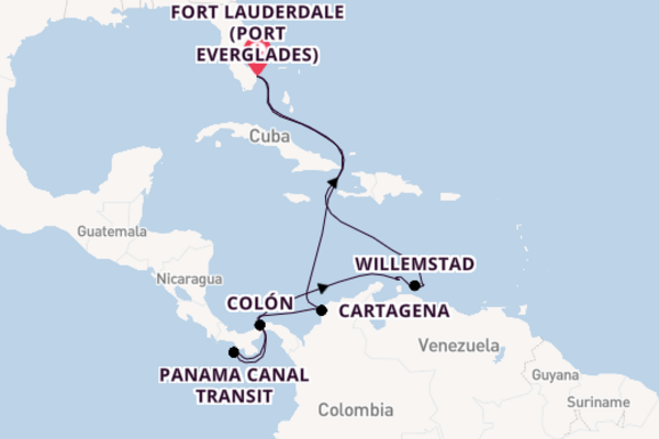 Luxury Panama Canal and Southern Caribbean