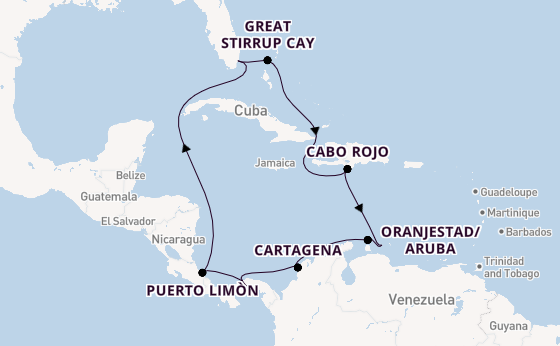 Caribbean from Miami, Florida, USA with the Norwegian Sun