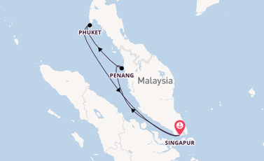 Südostasien ab Singapur, Singapur auf der Quantum of the Seas