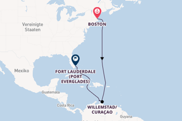 Südliche Karibik ab Boston, USA auf der Celebrity Silhouette