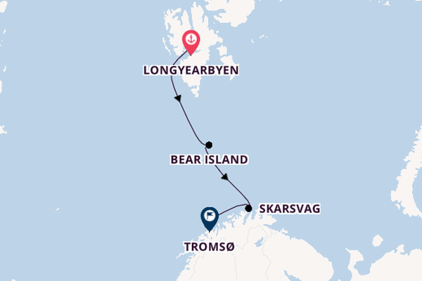 Norway from Longyearbyen, Norway with the Silver Endeavour