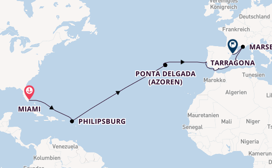MSC Meraviglia - Miami erleben & Europas Vielfalt entdecken