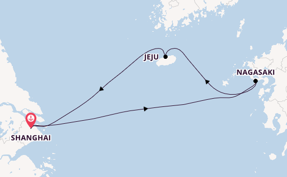China from Shanghai, China with the Spectrum of the Seas