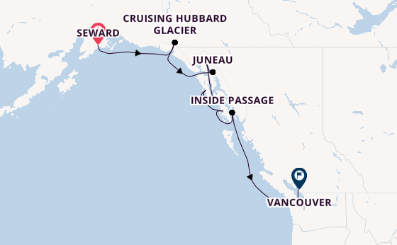 Alaska & West Canada from Seward, Alaska, USA with the Silver Whisper