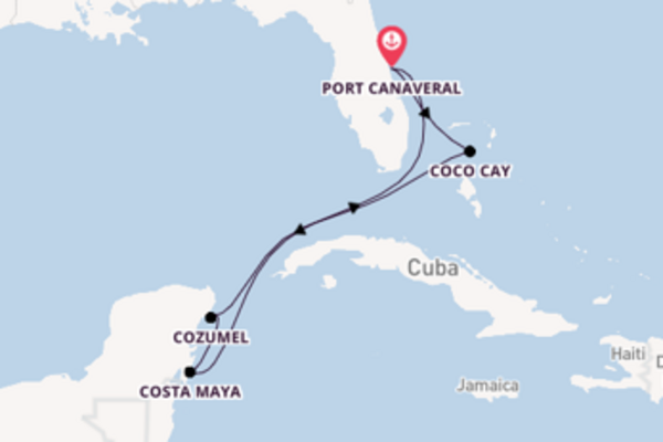 Bewonder Coco Cay met Royal Caribbean