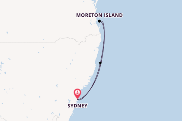 5 day trip on board the Pacific Adventure from Sydney