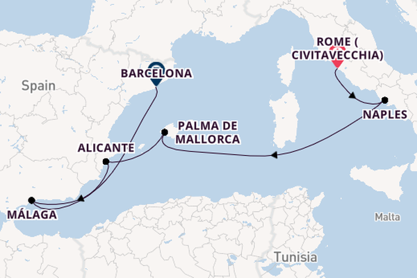 Rivieras and Sunsets on the BRAND NEW Legend of the Seas