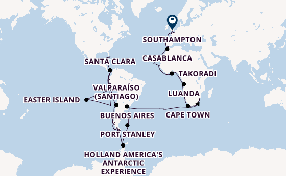 Transatlantic from Miami, Florida, USA with the Seabourn Quest