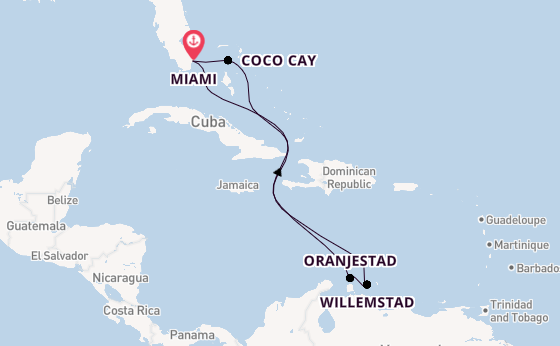 Caribbean from Miami, Florida with the Freedom of the Seas