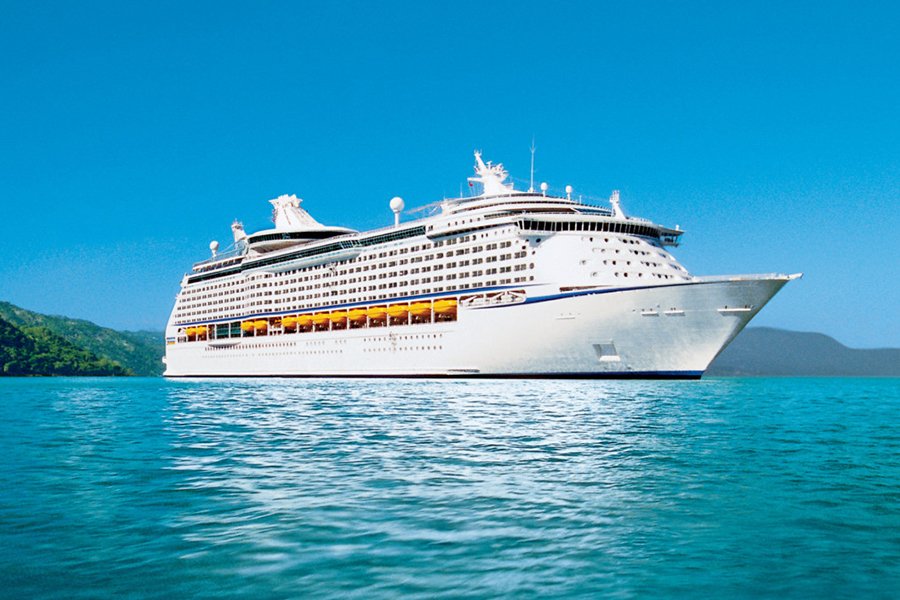 at sea
