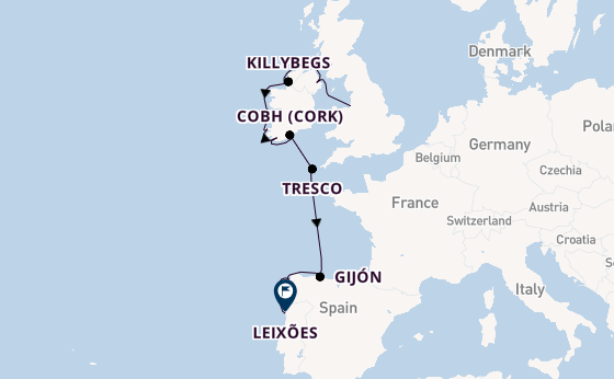 Britse Eilanden vanaf Liverpool, Engeland met de HANSEATIC spirit