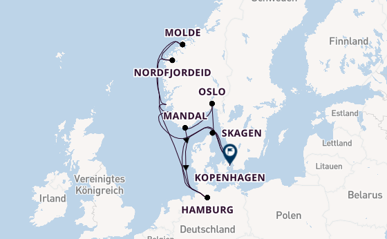 Norwegen ab Hamburg auf der Explora V