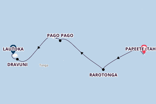 Polynesien ab Papeete (Tahiti), Französisch-Polynesien auf der Norwegian Spirit