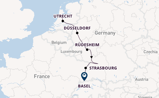 Rhine River, Europe from Amsterdam, Netherlands with the AmaFiora