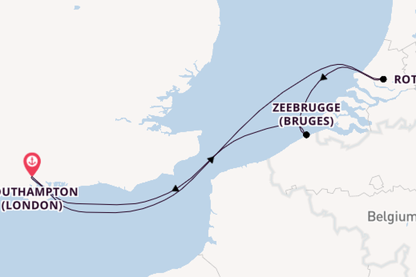No Fly Belgium & Amsterdam Short Break