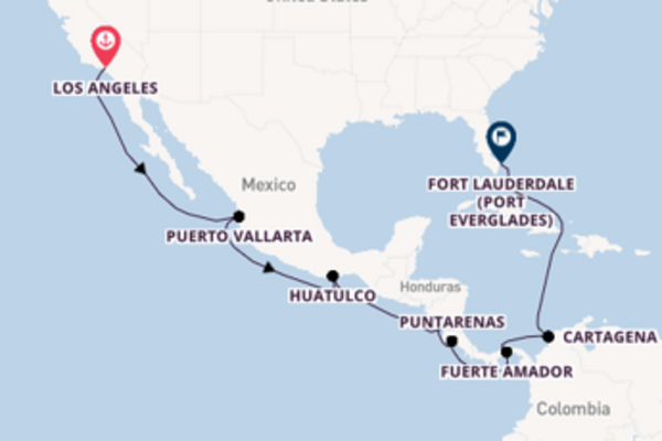 Cruising with Princess Cruises from Los Angeles to Fort Lauderdale