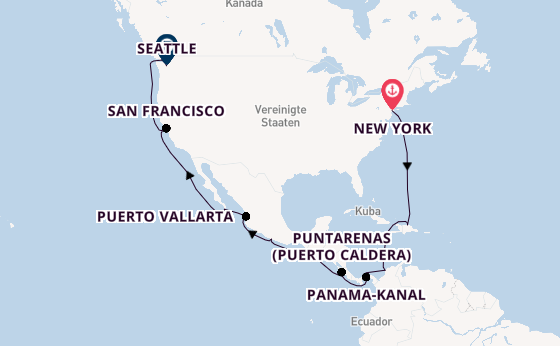 Norwegian Bliss - Vom Broadway zum Pazifik: New York City, der Panamakanal & die Schätze Mittelamerikas