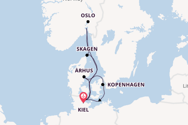 Cruise met AIDA Cruises naar Oslo