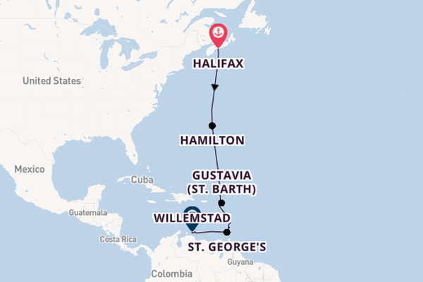 Caribbean from Halifax, Nova Scotia with the HANSEATIC inspiration