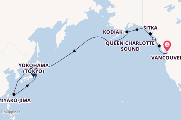 Luxury Pacific passage & Jewels of Japan