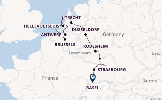 Rhine from Amsterdam, Netherlands with the AmaFiora