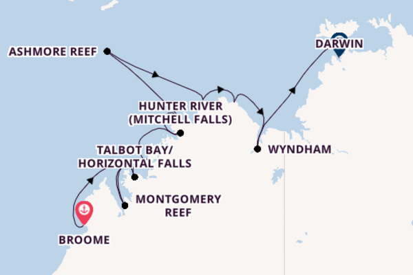 Expedition with Silversea from Broome to Darwin