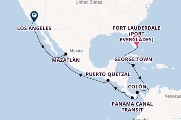 Central America from Fort Lauderdale (Port Everglades), Florida with the Celebrity Summit