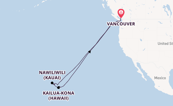 Polynesia from Vancouver, Canada with the Koningsdam