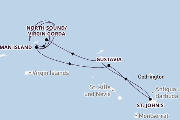 Östliche Karibik ab Philipsburg, St. Maarten auf der SEA CLOUD SPIRIT