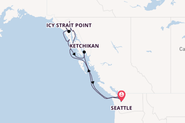 Alaska & West Canada from Seattle, Washington, USA with the Norwegian Joy