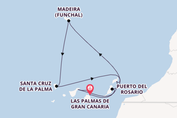 Canary Islands from Las Palmas with the MSC Opera