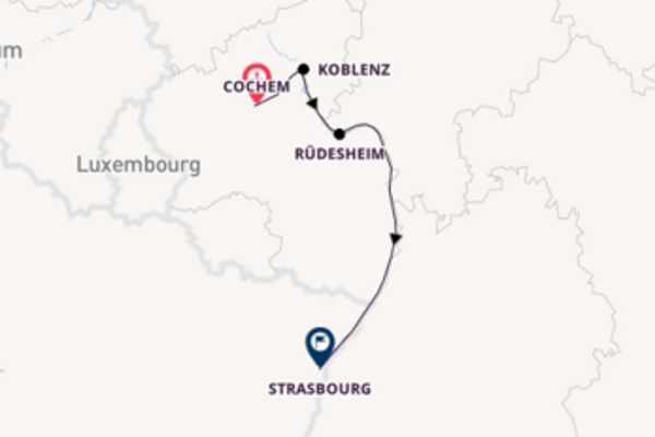 Expedition with CroisiEurope from Cochem to Strasbourg
