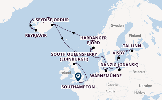 Arctic from Copenhagen, Denmark with the Regal Princess