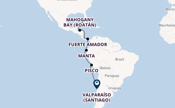 Central America from Miami, Florida, USA with the Azamara Quest